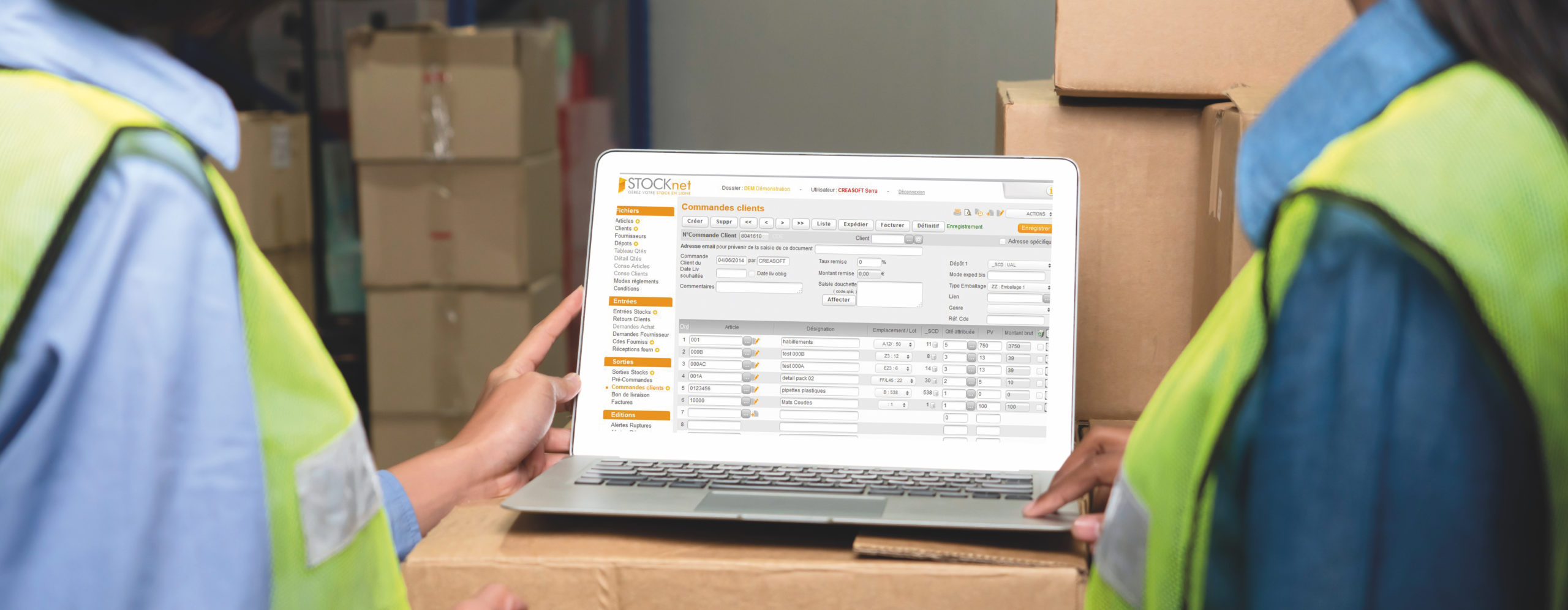 logiciel gestion des stocks